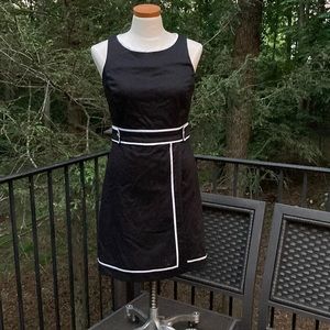 Tommy Hilfiger black and white sleeveless dress sz 4